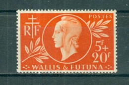 WALLIS & FUTUNA.- N°147* MH SCAN DU VERSO - Entraide Française. - Unused Stamps