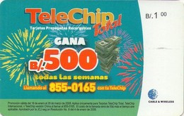 PANAMA. TELECHIP TOTAL, GANA B/500 TODAS LAS SEMANAS. B/1,00. (013) - Panama