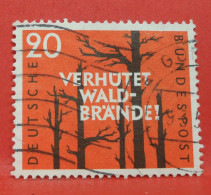 N°173 - 20 Pfennig - Année 1958 - Timbre Oblitéré Allemagne Bundespost - - Gebraucht