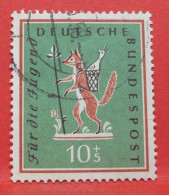 N°175 - 10+5 Pfennig - Année 1958 - Timbre Oblitéré Allemagne Bundespost - - Gebraucht