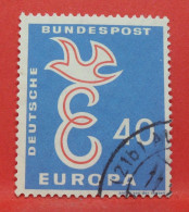 N°186 - 40 Pfennig - Année 1958 - Timbre Oblitéré Allemagne Bundespost - - Gebraucht