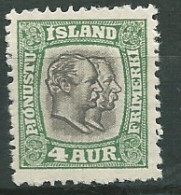 Islande  - Yvert N°   25 (*)    -- Ae 22905 - Dienstmarken