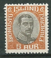 Islande  - Yvert N°   35 (*)    -- Ae 22906 - Dienstmarken