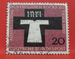 N°203 - 20 Pfennig - Année 1959 - Timbre Oblitéré Allemagne Bundespost - - Gebraucht