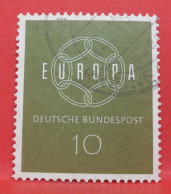 N°210 - 10 Pfennig - Année 1959 - Timbre Oblitéré Allemagne Bundespost - - Gebraucht