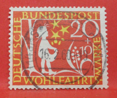 N°214 - 20+10 Pfennig - Année 1959 - Timbre Oblitéré Allemagne Bundespost - - Gebraucht