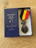 Medaille - Ereteken Van De Arbeid 2e K.C. - Decoration Du Travail - Autres & Non Classés