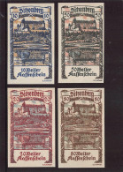 Sitzenberg  Notgeld Lot Serie A 4 Noten - Autriche