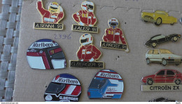 LOT 7 PIN'S FORMULE 1 ALESI PROST BERGER SENNA - Automobile - F1