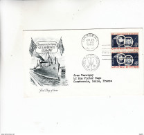 FIRST DAY OF ISSUE 1959 ST LAWRENCE SEAWAY - 1951-1960