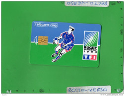 TELECARTE CINQ RUGBY WORL CUP 1995 - 5 Units