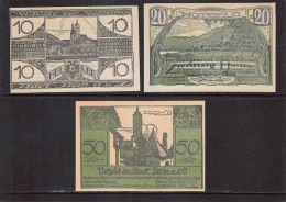 Stein An Der Donau Notgeld Lot Serie A 3 Noten - Autriche