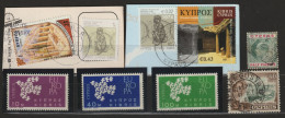 Zypern. Lot 9 Marken, 3x Postfrisch, 6x Gestempelt, Siehe Guten Scan. U.a. EUROPA, 1999 Mi 930, 2008 Michel 1138, €0,43 - Altri & Non Classificati