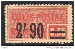 France Colis Postaux N° 45 XX 2.90 Sur 35 Rouge, Sans Charnière, TB - Neufs