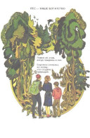 Pocket Calendar, Forest, Hikers, 1985 - Petit Format : 1981-90