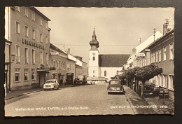 AK Fotografie Maria Taferl A.d. Donau Gasthof Schachenhofer Oldtimer Nicht Gelaufen - Maria Taferl