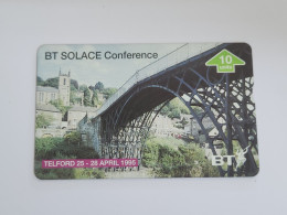 United Kingdom-(BTI124)-solace Conference1995-(128)(10units)(510C)(tirage-2.000)(price Cataloge-6.00£-mint) - BT Interne