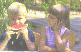 Pocket Calendar, Kids And Watermelon, 1985 - Petit Format : 1981-90