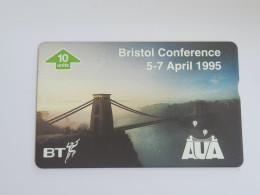 United Kingdom-(BTI125)-A.U.A-bristol Conference 1995-(130)(10units)(510C)(tirage-3.000)(price Cataloge-6.00£-mint) - BT Emissions Internes