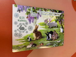 Korea Stamp Rabbit Butterfly Perf Mushrooms Bee Sweden 2012  Sheet - Rabbits