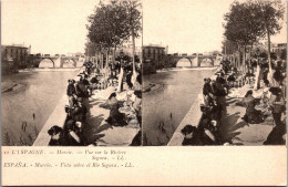 ESPAGNE - MURCIA - MURCIE - Vue Sur La Rivière - Vue Stéréoscopique - Murcia