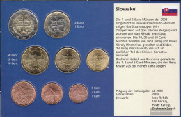 Slovakia Stgl./unzirkuliert Kursmünzensatz Mixed Vintages Stgl./unzirkuliert From 2009 Euro Komplettausgfrome - Slovaquie