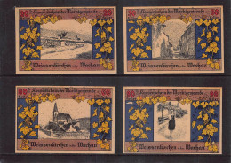 Weissenkirchen Notgeld  Lot Serie A 4 Noten - Autriche