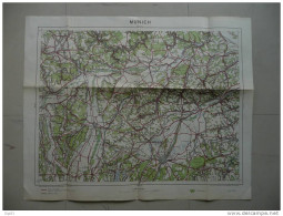 MUNICH NUREMBERG CONSTANCE ERFURT OLDENBOURG DUSSELDORF 6 Cartes CARTE ALLEMAGNE 1/300000 - Cartes Routières