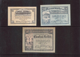 Weitra  Notgeld  Lot Serie A 3 Noten - Autriche