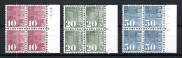 SUISSE Ca. 1970: Blocs De 4 De La Série "automates" Neufs** - Automatic Stamps