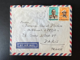 SP ENVELOPPE CONGO LEOPOLDVILLE POUR PARIS 1964 - Cartas & Documentos