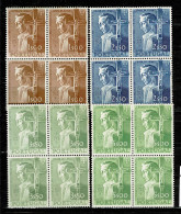 Portugal, 1954, # 802/5, Alguma Ferrugem, MNH - Neufs