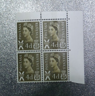 GB   STAMPS Scotland  Blocks 4 Marginal   1968 SGS9 CB    MNH   C ~~L@@K~~ - Scotland