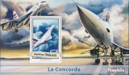 Togo Block 1412 (kompl. Ausgabe) Postfrisch 2017 Concorde - Togo (1960-...)