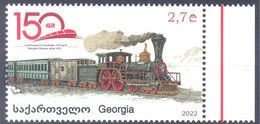 2022. Georgia, 150y Of Georgian Railway, 1v, Mint/** - Georgien