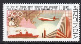 India 2005 Chamber Of Commerce & Industry Centenary, MNH, SG 2294 (D) - Unused Stamps