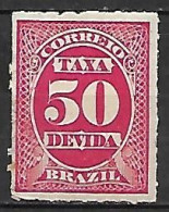 BRESIL   -   Timbres-Taxe  -    1890 .  Y&T N° 3 (*) - Timbres-taxe