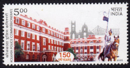 India 2005 150th Anniversary Of Kolkata Police, MNH, SG 2296 (D) - Unused Stamps