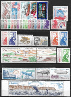 SPM Saint Pierre Miquelon Entre 1986 Et 1988  Lot De 38 TP, Neufs ** 455 à 473, 475, 480 à 483, 487, 485A, 488, 495A,>>> - Unused Stamps