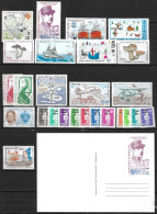SPM Saint Pierre Miquelon Entre 1986 Et 1990  Lot De 34 TP, Neufs ** 497,498,502 à 507, 509A, 510 à 522, 523 à 528, 530A - Unused Stamps