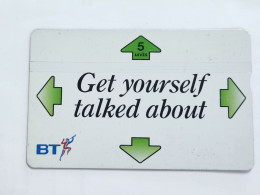 United Kingdom-(BTI143A)-Get Yourself Talked About-(145)(5units)(505K63848)(tirage-9.300)(price Cataloge-25.00£-mint) - BT Edición Interna