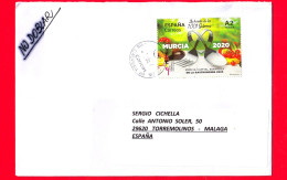 SPAGNA ~ Storia Postale ~ Busta Del 2020 - ( 2020 - Murcia - Capitale Spagnola Della Gastronomia 2020 - Cibo - A2 ) - Lettres & Documents