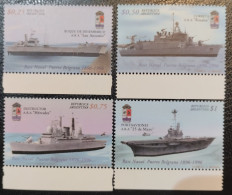 ARGENTINA - AÑO 1996-97 - CENTENARIO DE LA BASE NAVAL DE PUERTO BELGRANO - BARCOS, SHIPS *MNH* - Neufs