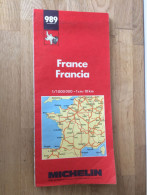 Michelin Carte France Francia Franckreich 1987 - Cartes Routières