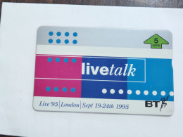 United Kingdom-(BTI148)-LIVETALK/live '95,london-(150)(5units)(505G63248)(tirage-5.000)(price Cataloge-50.00£-mint) - BT Emissioni Interne