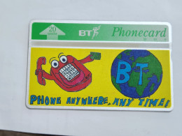 United Kingdom-(BTI152)-phone Anywhere Anytime-(153)(20units)(520H01355)(tirage-2.055)(price Cataloge-5.00£-mint) - BT Emissioni Interne