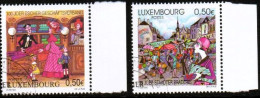 LUXEMBOURG, LUXEMBURG 2004, SATZ MI 1634 - 1635, HANDEL,  ESST GESTEMPELT, OBLITÉRÉ - Usati