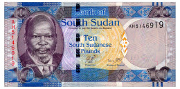 SOUTH SUDAN 10 POUNDS ND(2011) Pick 7 Unc - South Sudan