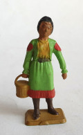 FIGURINE STARLUX  1969 INDIEN 5163 - FEMME FAR WEST SCEAU D'EAU Indienne (2) - Starlux