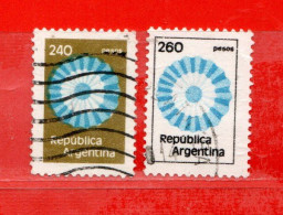 (Us.7) Argentina ° 1979 - . Yv. 1170-1171.  Oblitérer. - Gebraucht